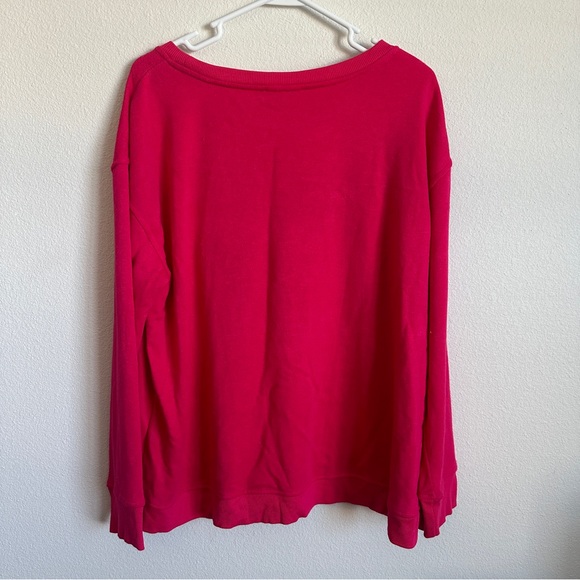 Jane+Delancey hot pink tiger print crewneck sweatshirt - Picture 6 of 8